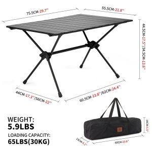 PeakLite&trade; FT11 Detachable Aluminum Camping Table