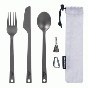 Titanium Camping Cutlery Set