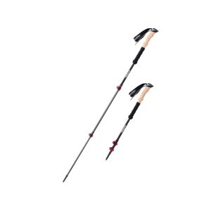 Far Wind&trade; Three-section Telescopic Carbon Trekking Pole