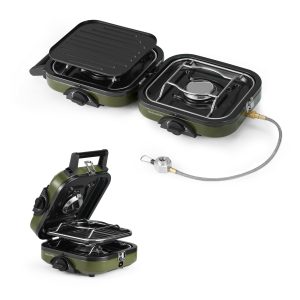 Phantom&trade; 2-Burner Folding Camping Stove